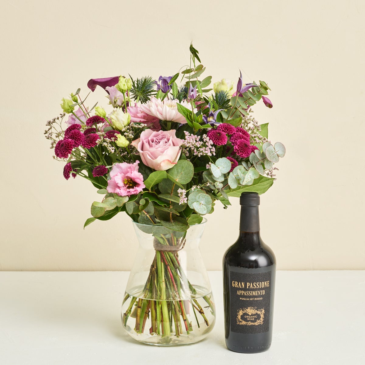Floristens eksklusive buket med Gran Passione, Appassimento økologisk