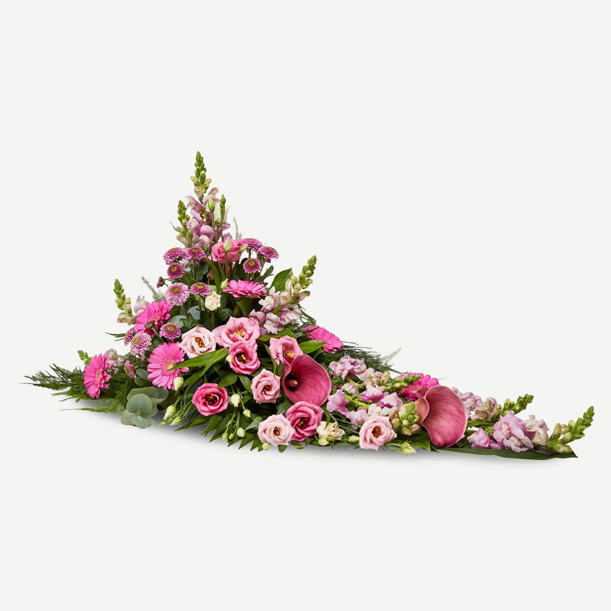 Båredekoration i klassisk stil - pink